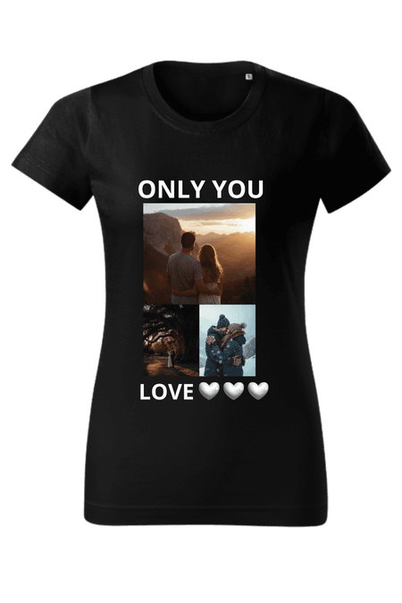 Koszulka ze zdjęciem dla niej ONLY YOU