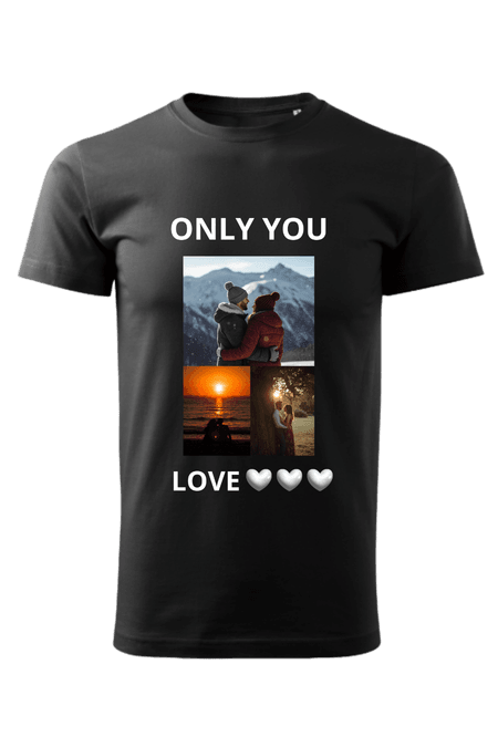 Koszulka ze zdjęciem dla niego ONLY YOU